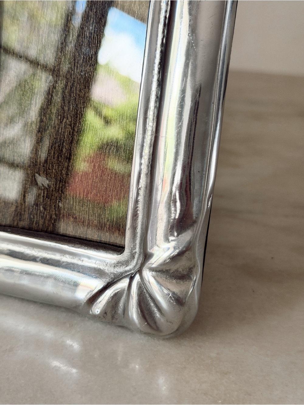 Silver Decorative Small Rectangular Picture Frame - Picture 3 of 4